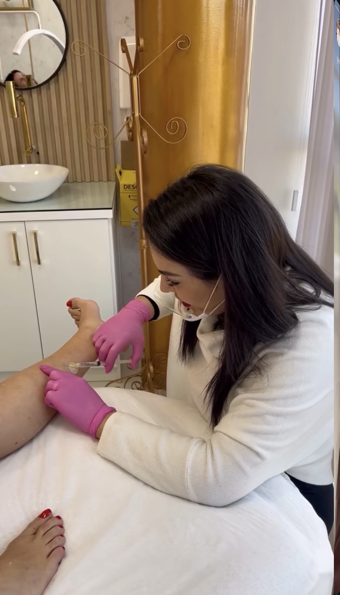 Realização de PEIM para microvasos na Clínica Plenitude