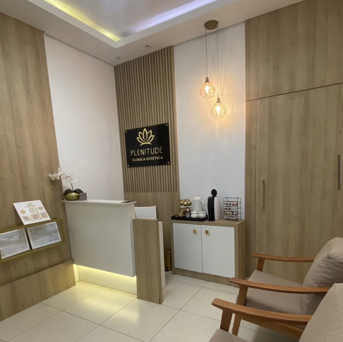 Recepção da Clínica Plenitude